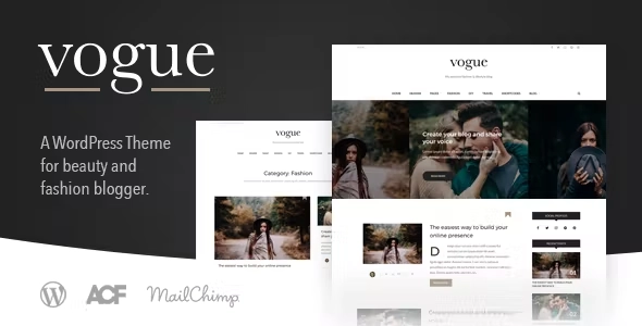 Vogue is a fashionable and elegant WordPress theme that is focused on highlighting your content with a minimalist