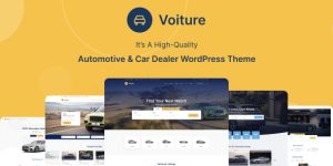 Voiture - Automotive  Car Dealer WordPress Theme: Your Ultimate Solution for Car Dealership Websites Looking for an exceptional WordPress theme to amp up your automotive website? Well