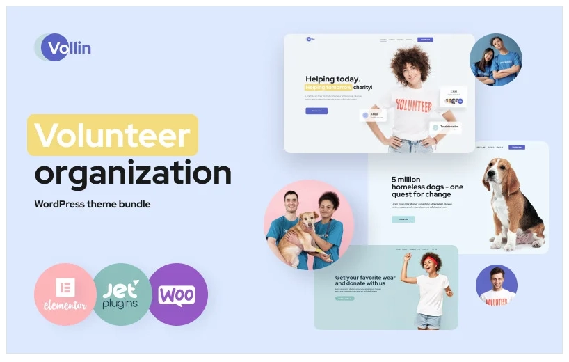 Elevate your non-profit presence with Vollin – the ultimate WordPress theme for volunteer organizations. Featuring customizable layouts