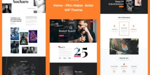 **Vome - Multipurpose Film Studio Movie Production WordPress Theme ** Vome – Multipurpose Film Maker