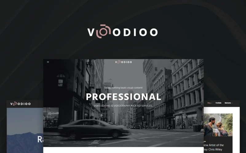 Voodioo is a fully responsive and well-documented videography services WordPress Theme