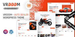 Vrooom is a modern and pixel-perfect WordPress theme for Car Dealers