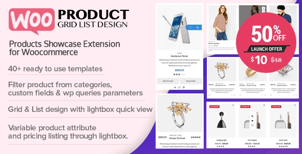 Elevate your online store with Woo Product Grid/List Design