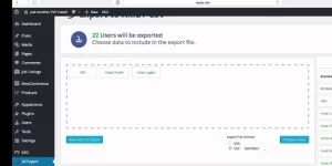 WP All Export Pro – Users let you Export all WordPress user data such as Email addresses