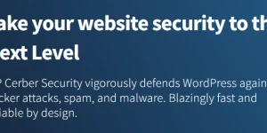 Take your website security to the Next Level Cerber Security vigorously defends WordPress against hacker attacks