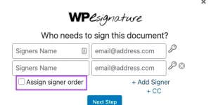 Streamline your document signing process with WP E-Signature – Assign Signer Order. Easily add signer order and approval signers to contracts