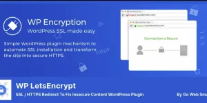 Secure your WordPress site effortlessly with WP Encryption – One Click SSL  Force HTTPS (Premium). Enjoy easy SSL certificate setup via Let’s Encrypt®