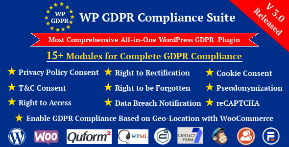 Make your website GDPR compliant effortlessly with the GDPR Compliance Suite WordPress Plugin. Subscribe to Bevaultx for this and more premium tools.