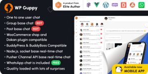 WP-Guppy is a well thought and clinically designed and developed WordPress chat plugin which has been engineered to fulfill the market needs. It is loaded with features without compromising on quality.