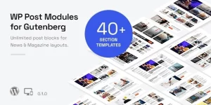Elevate your WordPress site with WP Post Modules! Create stunning newspaper and magazine layouts effortlessly with Gutenberg. Try it with free WordPress themes.