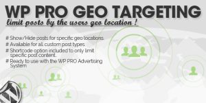 Unlock the power of geo-targeting with WP Pro Geo Targeting! Leverage the Maxmind Geo IP database to show or hide content based on user location. Easy to use