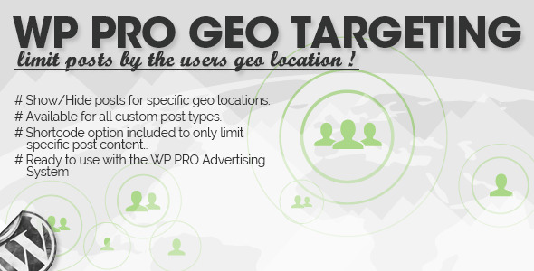 Unlock the power of geo-targeting with WP Pro Geo Targeting! Leverage the Maxmind Geo IP database to show or hide content based on user location. Easy to use