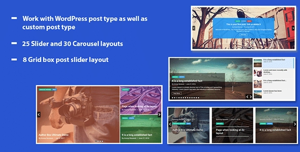 WP Responsive Recent Post Slider is a cross-browser and responsive plugin for WordPress to display posts in a beautiful slideshow. It’s the as best choice and the most eye-catching way to display Latest Posts. Carousel for Responsive Recent Post Slider allows you to have thumbnails