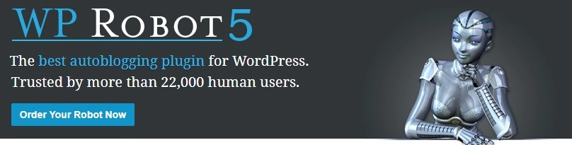 WP Robot is an autoblogging and content curation plugin that allows you to create high-quality WordPress blog posts automatically. By drip-feeding quality content related to any niche WP Robot makes sure your sites stay fresh and updated. Even while you are asleep. Thanks to unmatched functionality