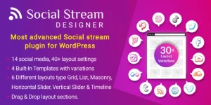 Transform your WordPress site with WP Social Stream Designer! Effortlessly aggregate social media content from platforms like Twitter