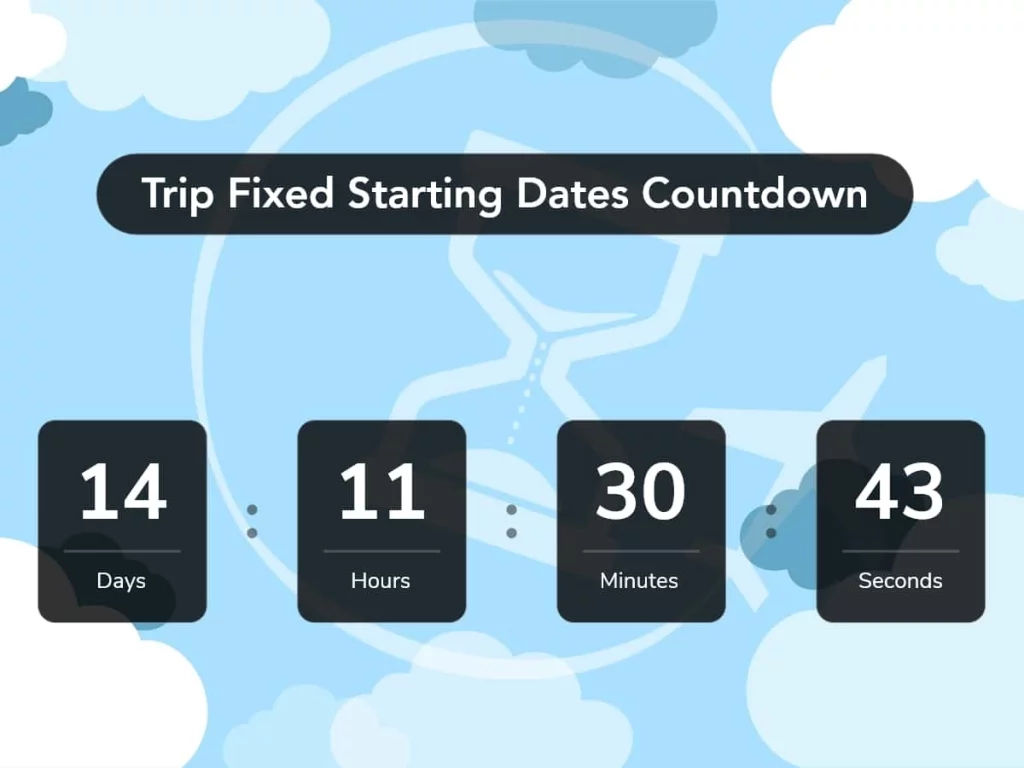 Trip Fixed Starting Dates Countdown is an extension for WP Travel Engine plugin to add a fixed starting dates countdown to desired trips. It is dependent on the Trip Fixed Starting Dates add-on. Trip Fixed Starting Dates Countdown adds a Trip Starting Countdown widget in the widgets section and a…