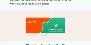 Zapier is an addon for WP Travel Engine that lets users create Zapier automation ( through catch webhooks ) for booking and enquiries data. With the addon