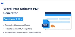 WP Ultimate PDF Generator is a plugin that permits users to download posts