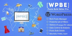 Transform your WordPress management with WPBE – WordPress Posts Bulk Editor Professional! Effortlessly bulk edit posts