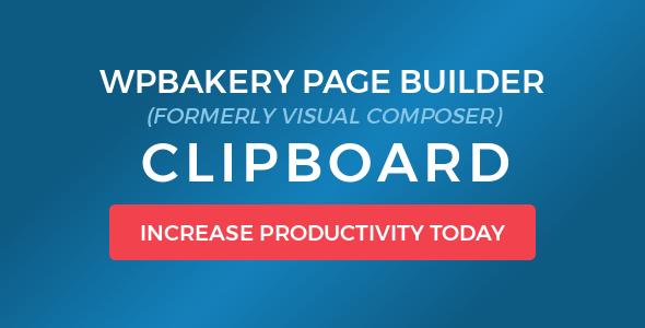 WPBakery Page Builder (Visual Composer) Clipboard allows you to copy/cut and paste single content elements or stack of content elements across pages without ever leaving WPBakery Page Builder(back end) interface