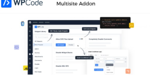 Unlock the power of WPCode Multisite Addon! Seamlessly manage multiple sites with ease