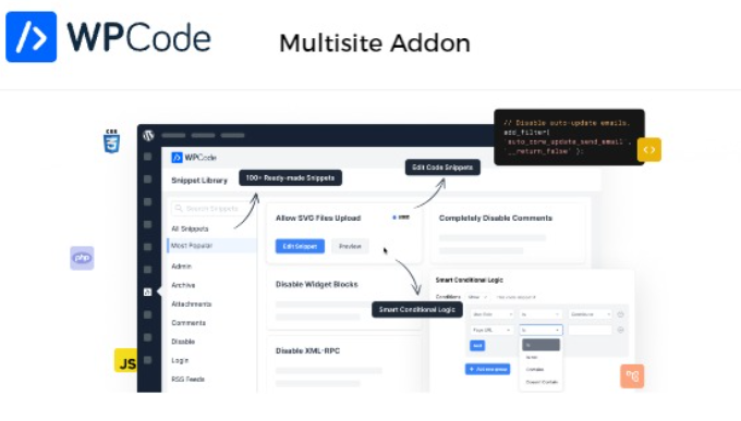 Unlock the power of WPCode Multisite Addon! Seamlessly manage multiple sites with ease