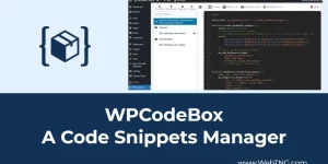 WPCodeBox allows you to save all your Code Snippets to the Cloud and share them across your WordPress sites. The Code Snippet Repository provides you with a library of tested and ready-to-use Code Snippets for your WordPress site.