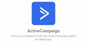 WPForms ActiveCampaign addon for WordPress forms lets you add contacts to your account