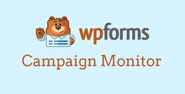 WPForms Campaign Monitor addon allows you to create Campaign Monitor newsletter signup forms in WordPress