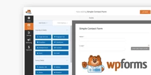 WPForms is the most beginner-friendly WordPress contact form plugin. It provides drag and drop facility to create awesome forms.