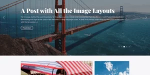 Dérive is a travel  photography WordPress theme