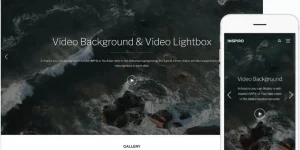 A professional Photo and Video focused theme with a modern design. Packed with features including a fullscreen slideshow that supports YouTube