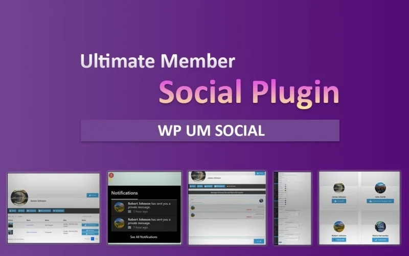 This plugin will give you facility to extend socialization (Connect