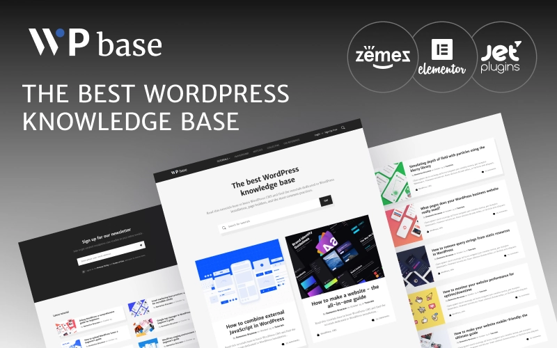 Look how cool your content looks with the WP base. The great structure of the WordPress tutorial theme lets you divide the content into several sections. Visitor-friendly design allows your users to find the necessary articles very fast. A lot of pages to place the tutorials and articles. This template…