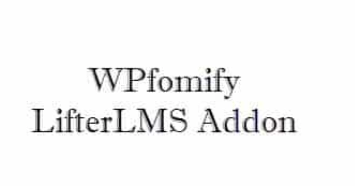 Unlock the power of WPfomify LifterLMS Addon! Boost student engagement with real-time notifications