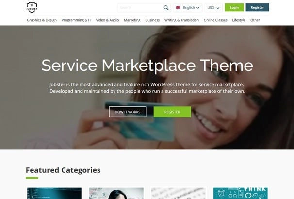 Jobster is the most advanced and feature rich WordPress Service Marketplace Theme. Developed and maintained by the people who run a successful marketplace of their own. Jobster Theme Features Here is a short list of the many Jobster Theme features. You can check out the full list of the features…