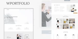 WPortfolio is Minimal Multipurpose WordPress Theme. Any type of business