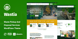 Spruce up your site with Wastia - a customizable WordPress theme perfect for waste management services. Available on ThemeForest. Subscribe to Bevaultx for access to premium themes and plugins.