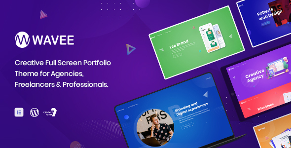 Wavee Creative Portfolio WordPress Theme is an elegant