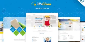 Discover We Clean – a modern WordPress theme perfect for cleaning services like house cleaning