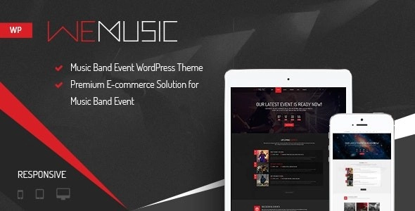 Unlock the full potential of your music band or event website with the WeMusic WordPress Theme! Featuring a responsive design