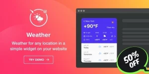 Stay ahead of the weather with Elfsight Weather