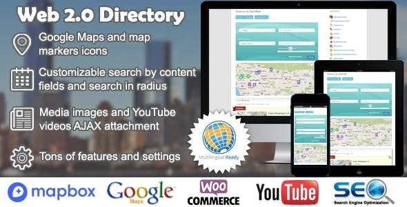 Transform your WordPress site into a powerful directory with the Web 2.0 Directory plugin! Easily create classified ads