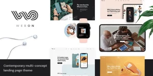 Create stunning landing pages with WebOn's 11 layouts  predesigned templates. Ideal for app  SaaS sites. Captivate visitors with a modern design!