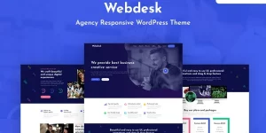 Webdesk is one of the agency responsive WordPress themes. in this theme