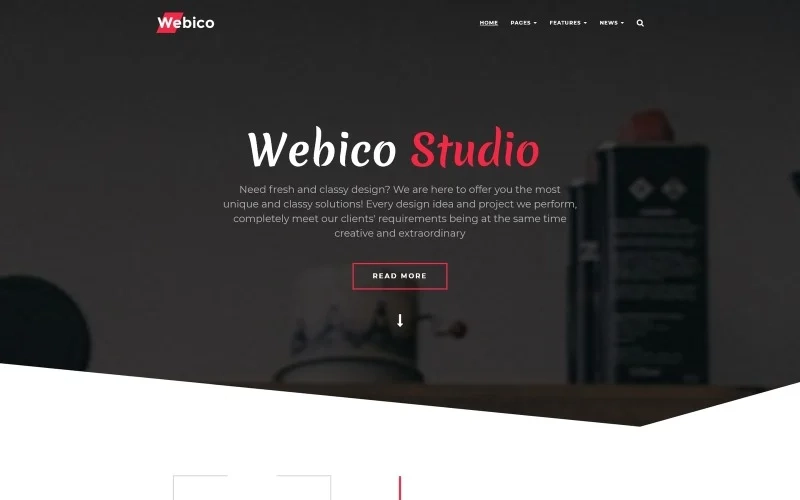 If you need fresh and unique design - this Web Design WordPress Theme is definitely for you! In Webico theme you can find the most extraordinary and creative solutions which will make your page looking spectacular. Created with Elementor