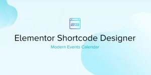 By using the Modern Events Calendar shortcode designer addon