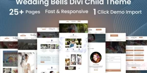 Wedding photography is a WordPress Divi child theme to help you create the wedding photography website you have always wanted.