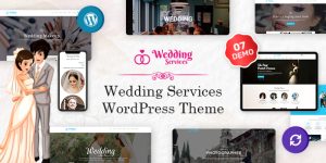 Create a stunning wedding website with the Wedding Services WordPress Theme. Available on ThemeForest