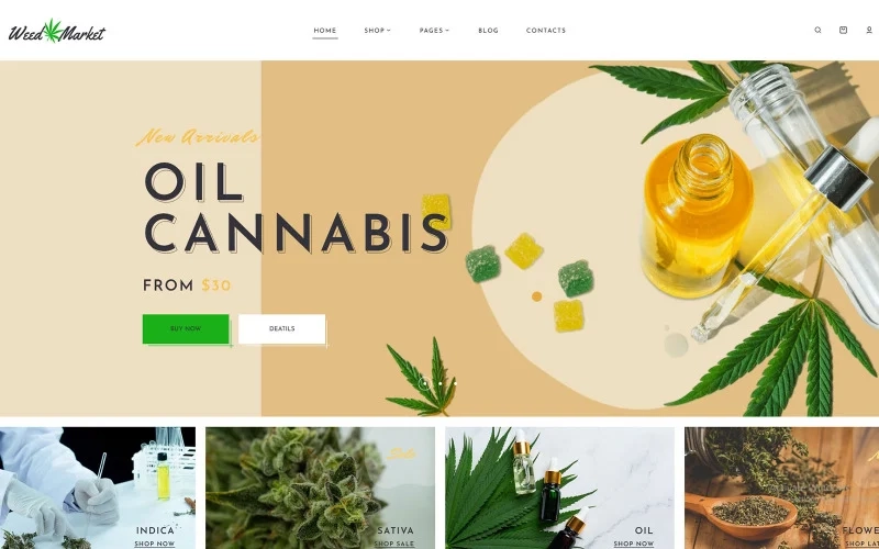 Weedmarket is a full functional multi-vendor marketplace theme built with Woocommerce and Dokan plugins. Using this theme you can create a website like weedmaps or amazon for CBD products niche. This gives you all features like vendor registration